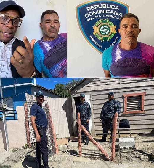 Detienen a hombre en Villa Vásquez tras incidente de violencia intrafamiliar